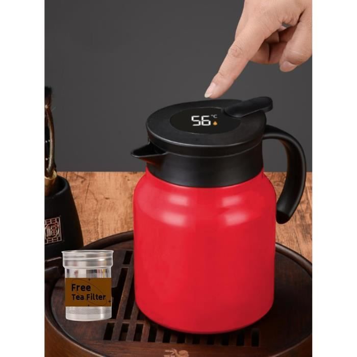 Carafe à Café Thermique PARACITY - 20 Oz (environ 590 Ml), Couleur Marron Doré - Maintient Le Café Chaud, Design élégant - 12