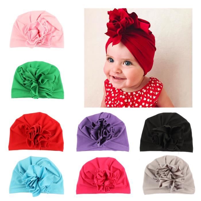 8 x Bandeau bebe fille, pour enfants chapeau de turban pour bébé -  Cdiscount Au quotidien