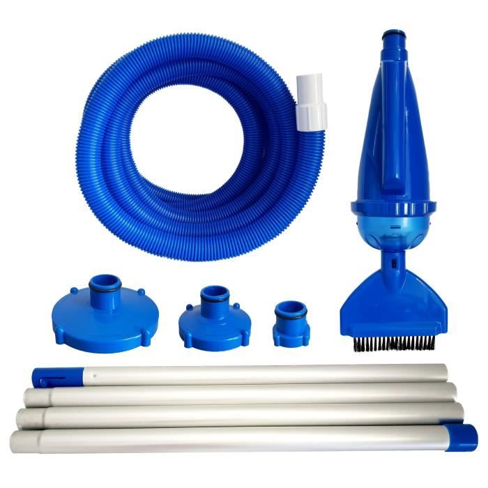 Well2wellness Aspirateur Piscine Venturi Blue Magic - Nettoyeur Sans Électricité Avec Sac Filtre