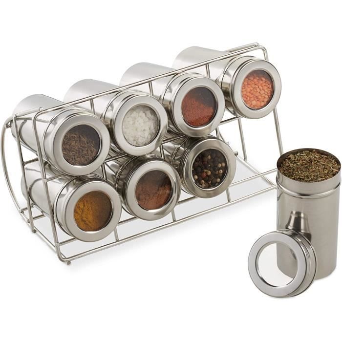 Lot De 6 Petits Pots à Sauce En Acier Inoxydable 80 Ml - Avec Couvercles Silicone étanches Colorés