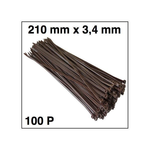 Type Colson Rilsan 2 100 Colliers de Serrage Nylon 3 x 100 mm
