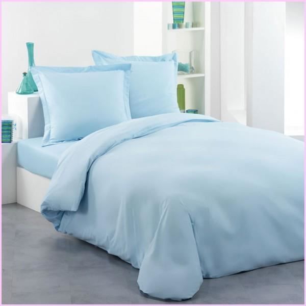 Housse De Couette 200x200 Turquoise 2 Taies Achat Vente Housse De Couette Seule Cdiscount
