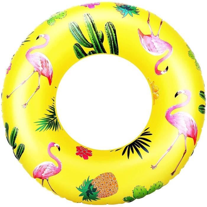 Anneau De Natation Gonflable Pour Enfants Avec Brassards - Dessin Animé, 58cm, Charge 40kg - Idéal Plage & Piscine