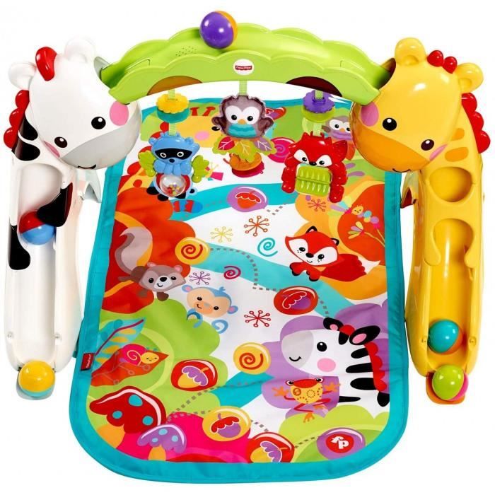 Fisher Price Tapis De Jeu Evolutif Musical Pour Bebe Avec Plus De 12 Activites Et Jouets Des La Naissance Ccb70 Cdiscount Jeux Jouets