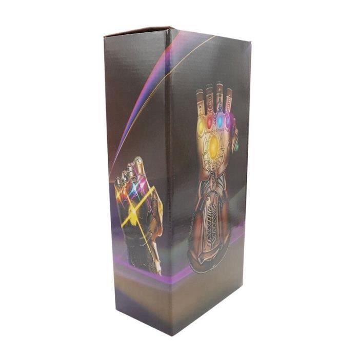 Gant Thanos Infinity Gauntlet Avec LED Pour Enfants | Gant Doré Cosplay - Taille S | Accessoire Halloween