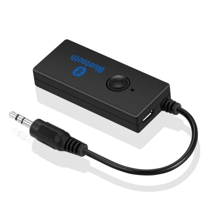 Mini récepteur Bluetooth pour voiture, Jack 3.5MM, AUX, Kit de voiture,  Audio MP3, musique, adaptateur USB po Black Aucun -SZ965 - Cdiscount  Informatique