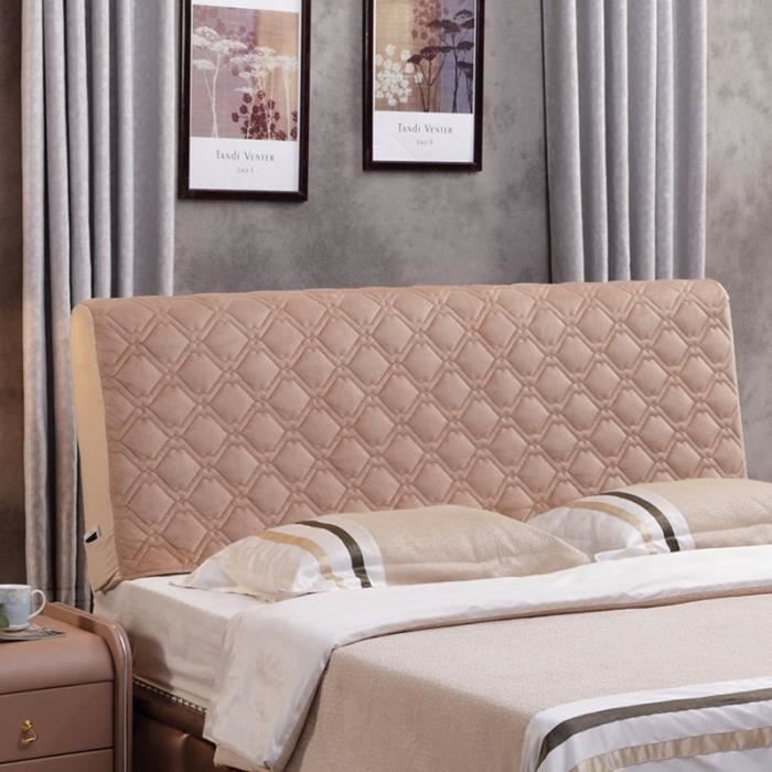 KOv13341 Couvretête de lit épais et élastique couvrelit lavable
