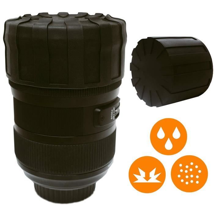 Bouchon Capuchon Cache 55mm Universel avec dragonne pour Objectif Appareil Photo