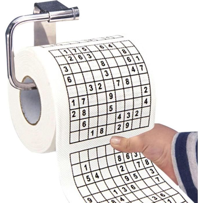Rouleau De Papier Toilette Sudoku - Papier Toilette Sur Le Thème