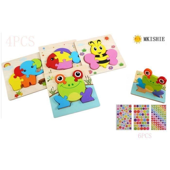 Jouet Bebe Puzzles En Bois Jouets Montessori Enfant 2 3 4 Ans Bebes Animaux Jeux Educatif Apprentissage Puzzle Aencastrements Achat Vente Puzzle Cdiscount