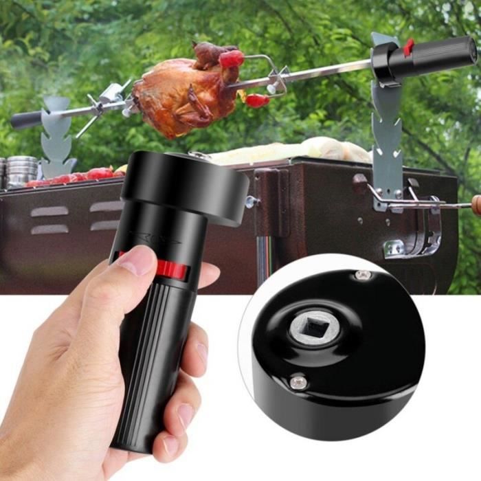télescopique-Broche Extensible 80 cm GRAND BARBECUE Broche de Barbecue pour feu de camp