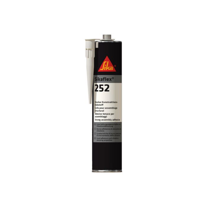 Colle pour assemblages structuraux - SIKA - Sikaflex 252 - Blanc - 300 ml - Amortit les vibrations