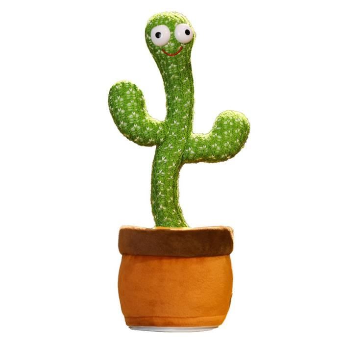 Dancing Cactus 1 - Jouet de Cactus parlant pour enfants, nouveau, joli,  poupée parlant, répétition du son, ac