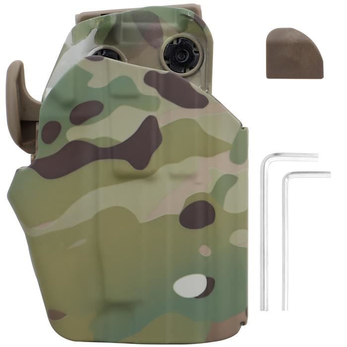 Étui De Pistolet Tactique - Sac à Dos Dissimulé Avec Poche Chargeur - Ambidextre Noir