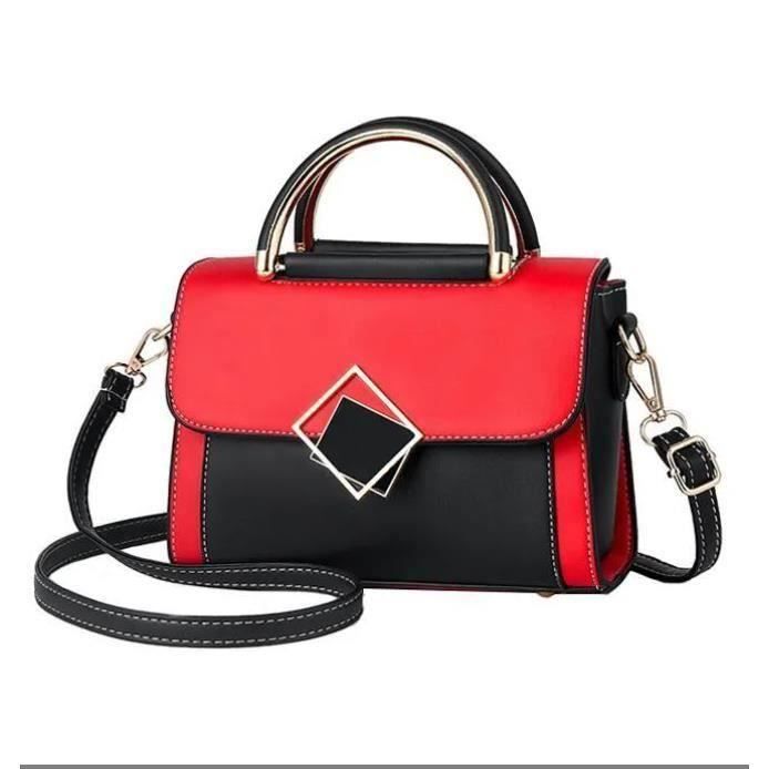 Sac à main femme sac femme sac a bandouliere femme rouge petit sac a