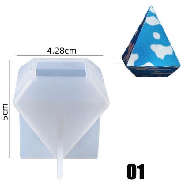 Moule En Silicone Carré Pour Bougies, Encens Ou Résine - Kit DIY Avec 2 Supports - Réutilisable Et Antiadhésif