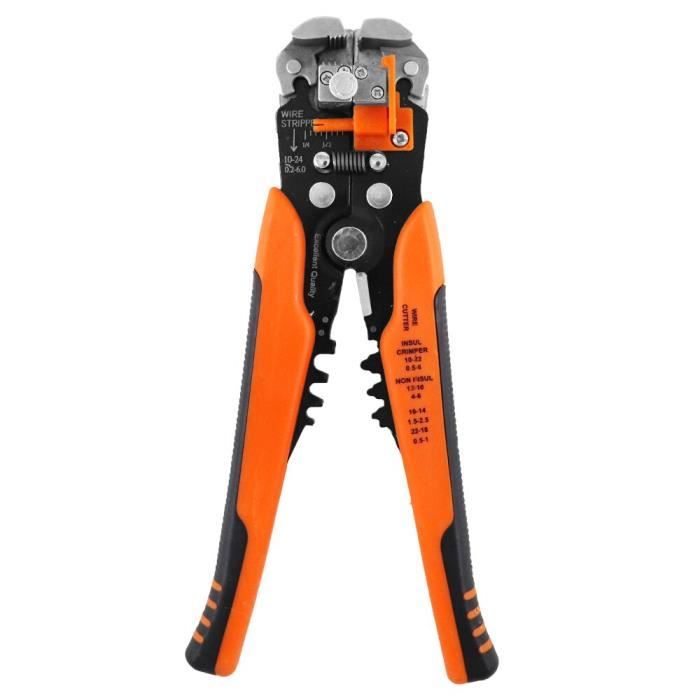 Pince à Sertir Automatique Auto-ajustable - Coupe-fil, Pour Câbles En Cuivre, Ergonomique