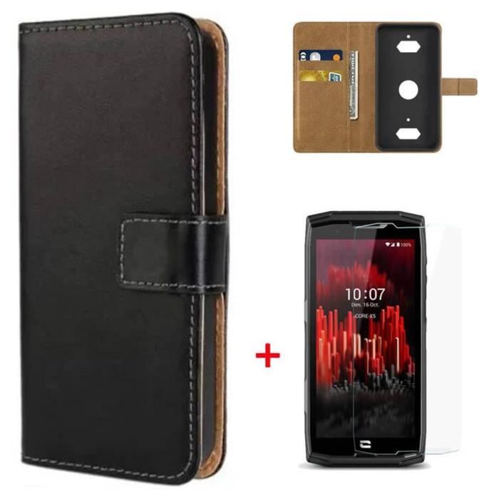 Étui ESACMOT Pour Crosscall Core-M5 - Bandoulière Réglable, Dragonne, Support Mecha