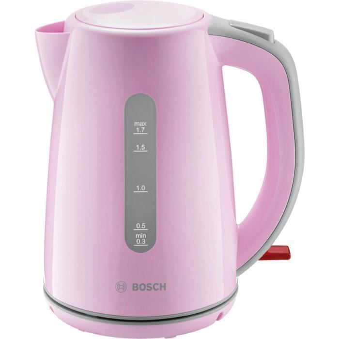 Bouilloire Bosch TWK7500K - 1,7 L - Gris et Rose - 2200 W - Cdiscount  Electroménager