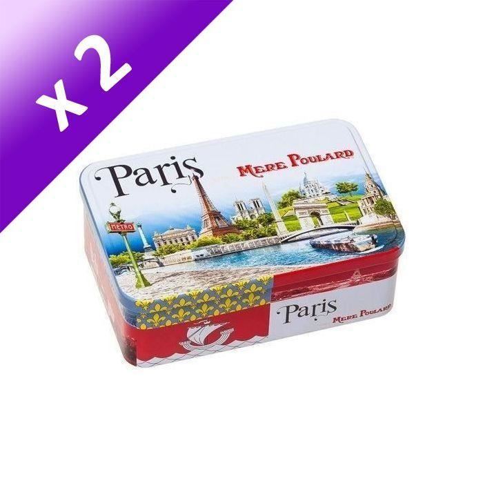 Lot De 2 Biscuiterie La Mere Poulard Coffret Fer Paris De Sables 300g Cdiscount Au Quotidien