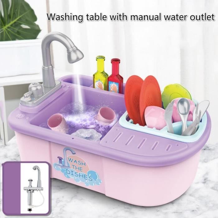 Asweets Jouets d'Évier De Cuisineà avec Eau Courante, Jouets d'Évier avec Couleurs Changeantes Vaisselle, Recyclage de l'eau, Évier Jouet Enfants 3+ Ans, Color Change Kitchen Sink Toy (Bleu Asweets Jouets d'Évier De Cuisineà avec Eau Courante, Jouets d'Évier avec Couleurs Changeantes Vaisselle, Recyclage de l'eau, Évier Jouet Enfants 3+ Ans, Color Change Kitchen Sink Toy (Bleu