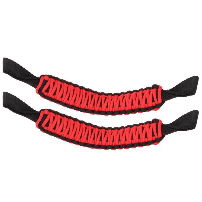 Poignée De Maintien Pour AppuiTête Car 29.6Cm Headrest Roll Bar Grab Handles Nonslip Paracord