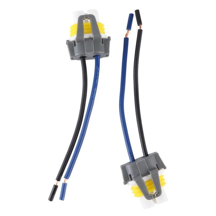 Adaptateur Femelle H11/H8 Pour Phares Et Antibrouillards - Câblage Cuivre Haute Qualité - Plug And Play - Lot De 2 - 3