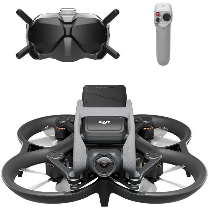 Drone DJI FPV Combo - Portée 6000 m - Autonomie 20mn - Hauteur de vol maxi  500m - Grand-angle 4K/60 ips - Gris - Cdiscount Jeux - Jouets