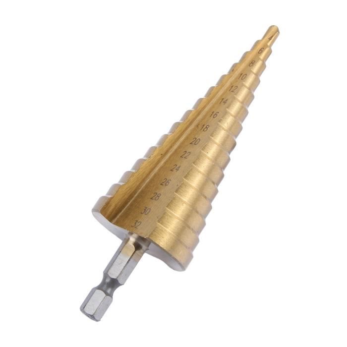 Foret étagé HSS 9.5mm Avec Butée De Profondeur – Pour Bois, Métal, Béton, Brique - 13