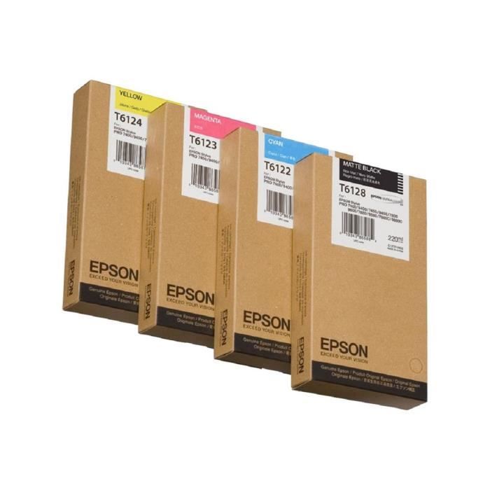 EPSON Pack de 1 Cartouche T6123 – Magenta – Standard 220ml