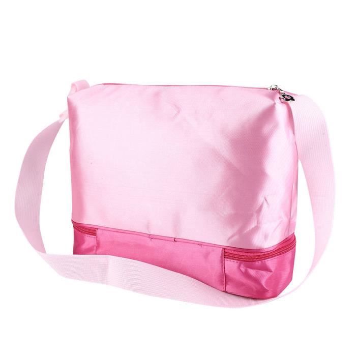 Sac de sport grand format Fitness, plusieurs poches, bicolore
