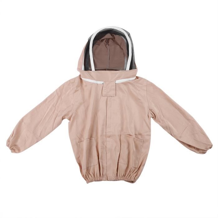 Creek Beekeeping Supplies - Veste D'apiculture Avec Voile Rond / Chapeau (XL, Blanc), Blanc, XL, Blanc