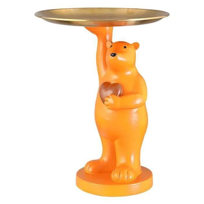 Statuette Déco Ours Polaire Ourson 31cm Blanc Statuette Déco Ours Polaire Ourson 31cm Blanc