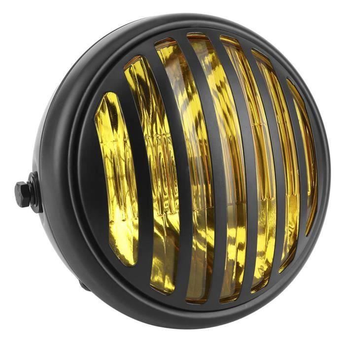 Phares Moto 6 Pouces - Projecteur Rond Halogène 35W Universel, Avec Grille De Protection - 8