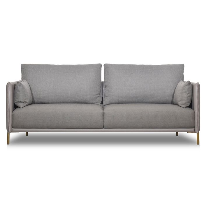 Canapé 2 Places En Tissu Boseo - Taupe Canapé 2 Places En Tissu Boseo - Taupe