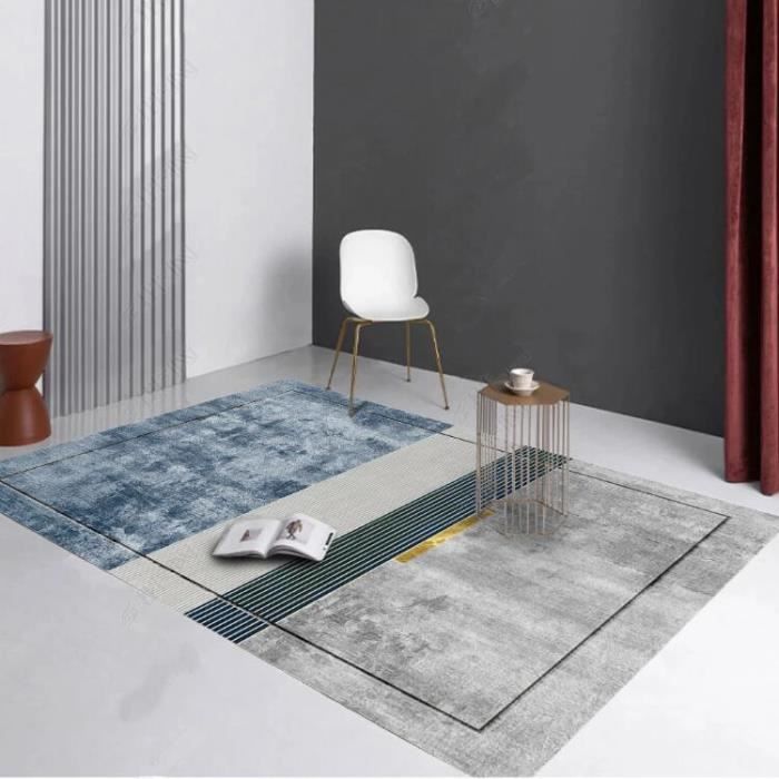Tapis de salon shaggy couleur argent - Inspiration Luxe