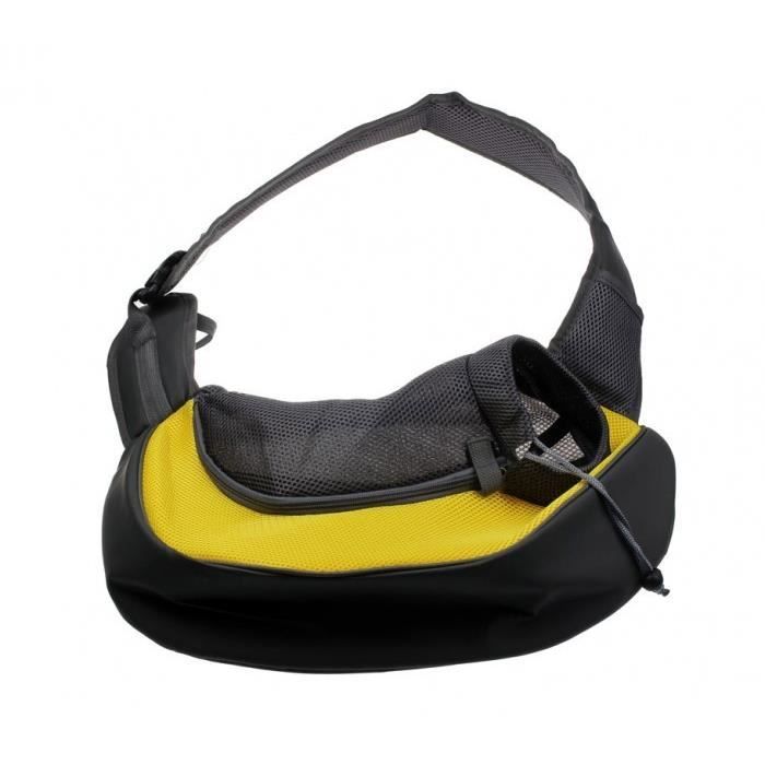 Comparer les prix de 390205 Sac de transport bandoulière idéal pour les chiots et les petits chiens (Jaune)