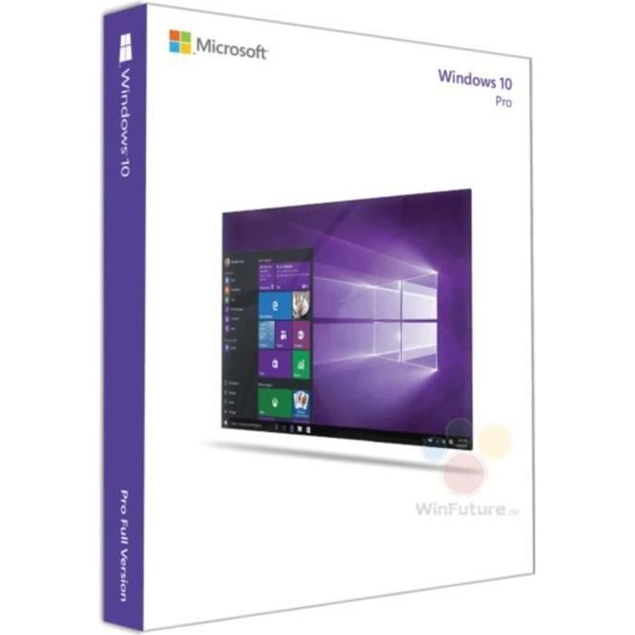 Windows 10 Professionnel DVD 64 bits - Cdiscount Informatique