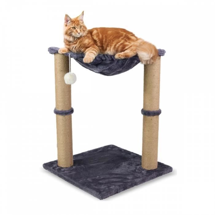 Comparer les prix de Arbre à chat Mobiclinic Avec hamac 40 x 40 x 50 cm Léger Résistant Max. 10 kg Milo
