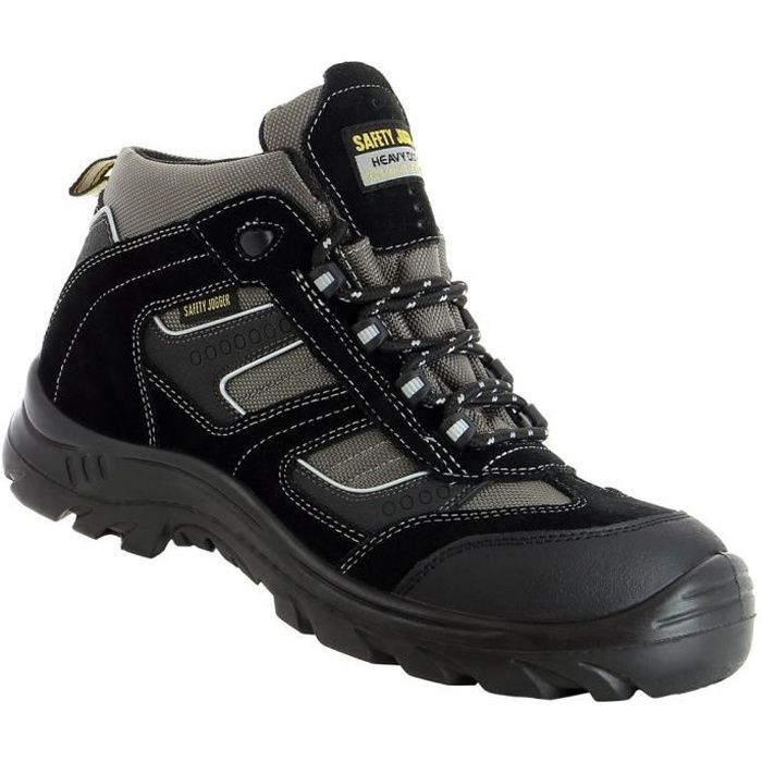 Chaussures de sécurité montantes 100% non métalliques Safety Jogger Climber S3 SRC - Noir