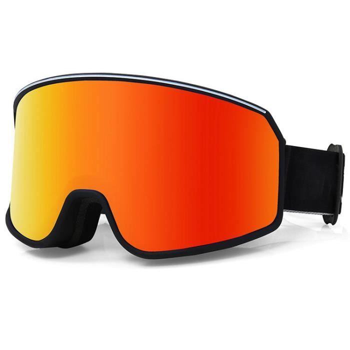 Masque de Ski Protection UV,Unisexes Lunettes de Ski, Masques de Snowboard  Anti-buée Anti-poussière Anti-rayures - Cdiscount Sport