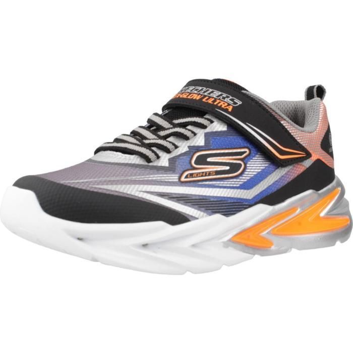 Skechers Zapatillas Niño Modèle Chaussure Skechers Modèle Flex-glow Ultra - Coleur Argent