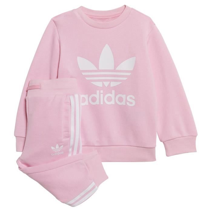 Jogging adidas fille rose on sale