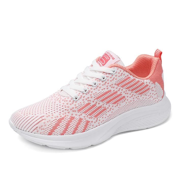 basket orange fluo femme