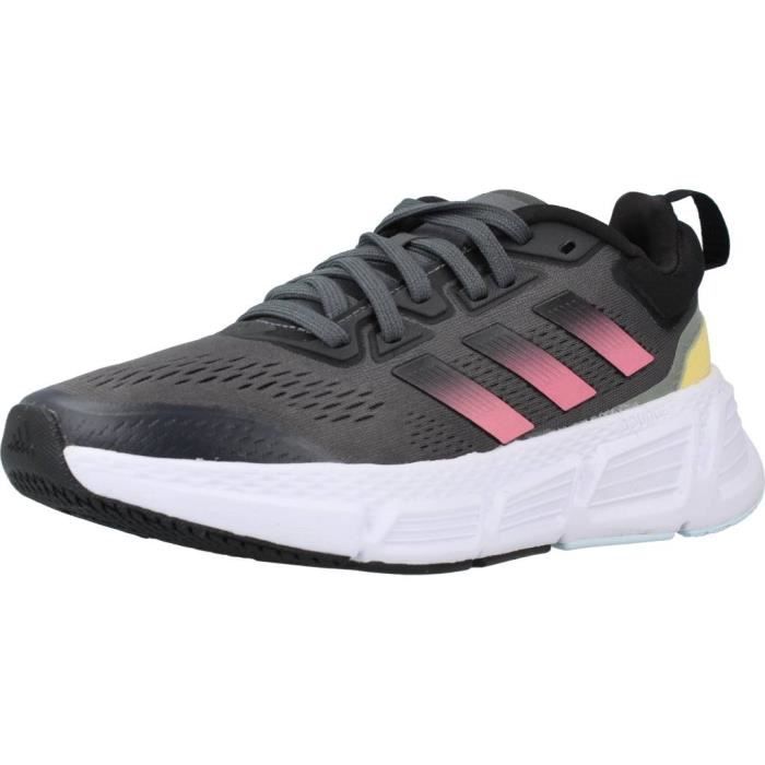 Basket - ADIDAS - 125384 - Noir - Femme - Textile - Lacets - Plat