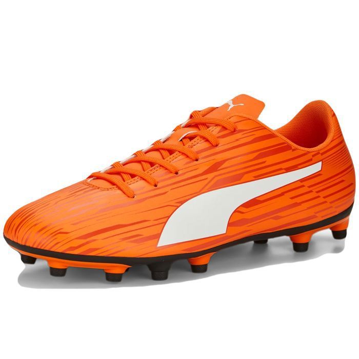 CHAUSSURES MULTISPORT CHAUSSURE DE FOOTBALL PUMA RAPIDO III FG/AG JR 106576 08.DA GARAON COULEUR ORANGE