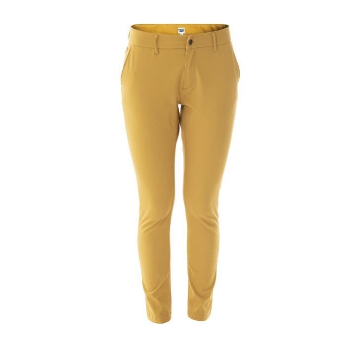 Pantalon chino femme Snap Climbing - curry - M