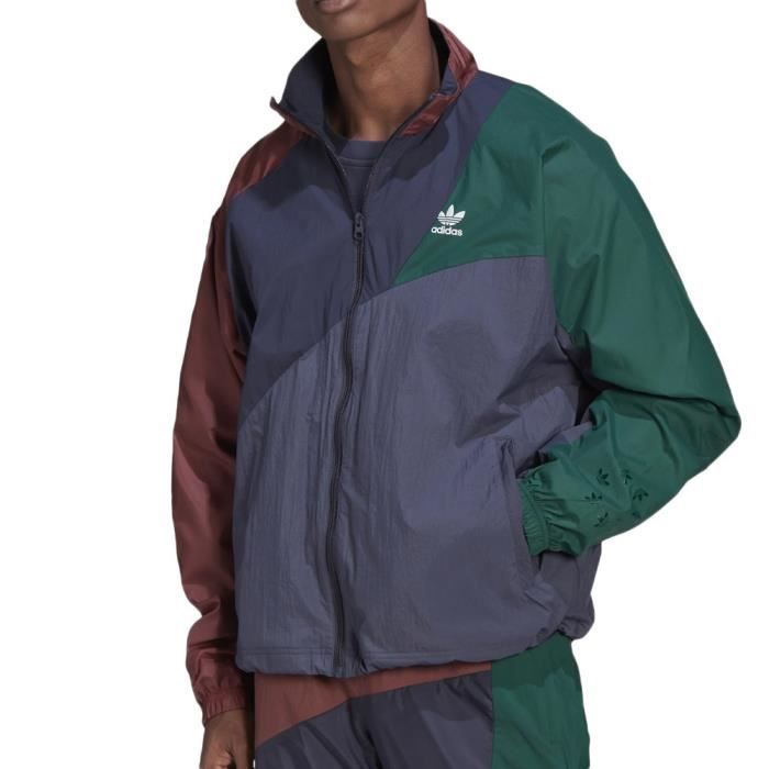 Veste Homme Adidas HC4499 Marine Manches longues Ample