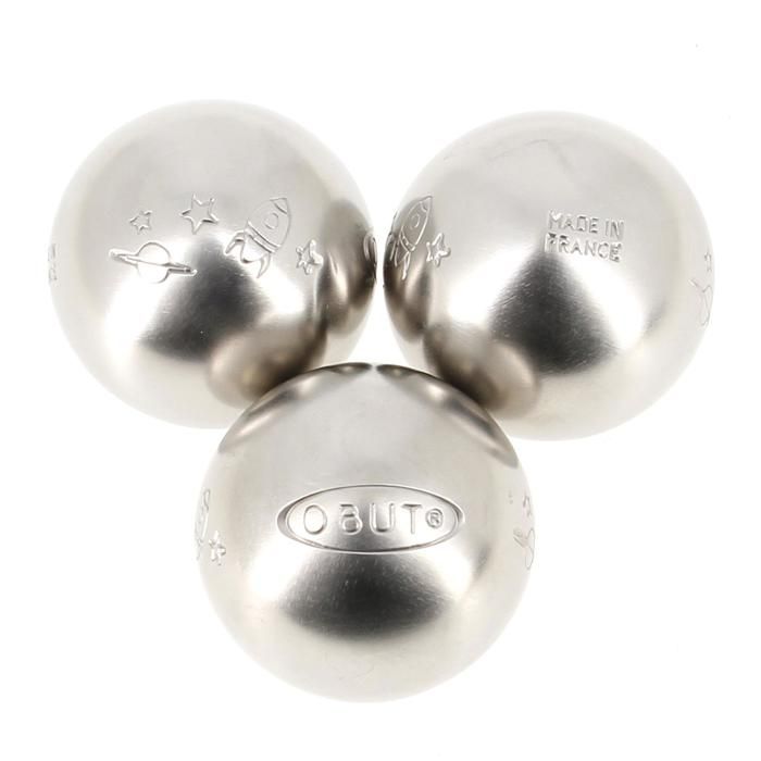 Obut - Loisir INOX Floral - Boules de pétanque - Métal - Taille UniqueQUE