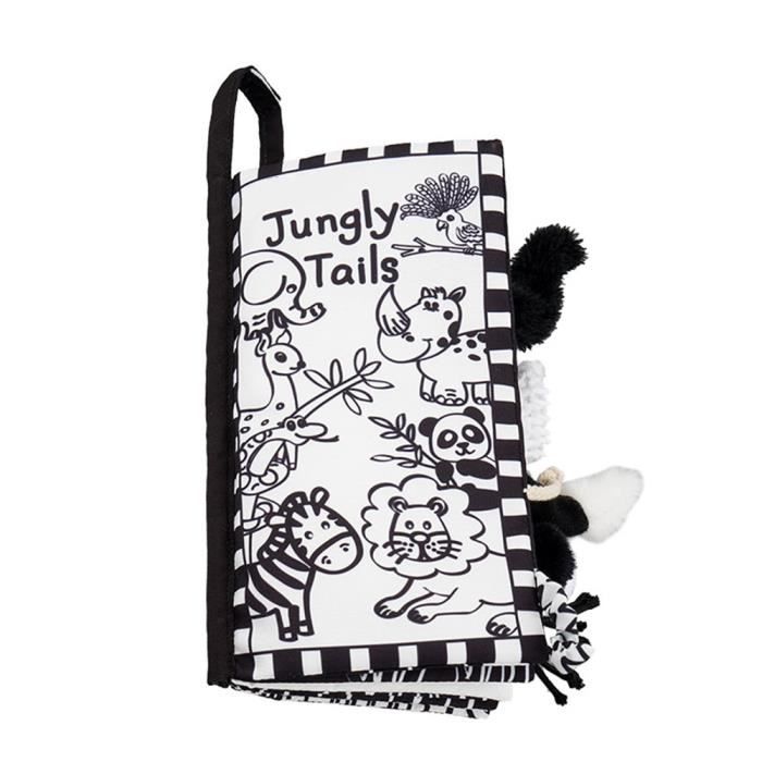 Livre De Tissu De Queue D Animal Jungle Education Precoce Jouets Educatifs Pour Bebe Noir Et Blanc Cdiscount Beaux Arts Et Loisirs Creatifs